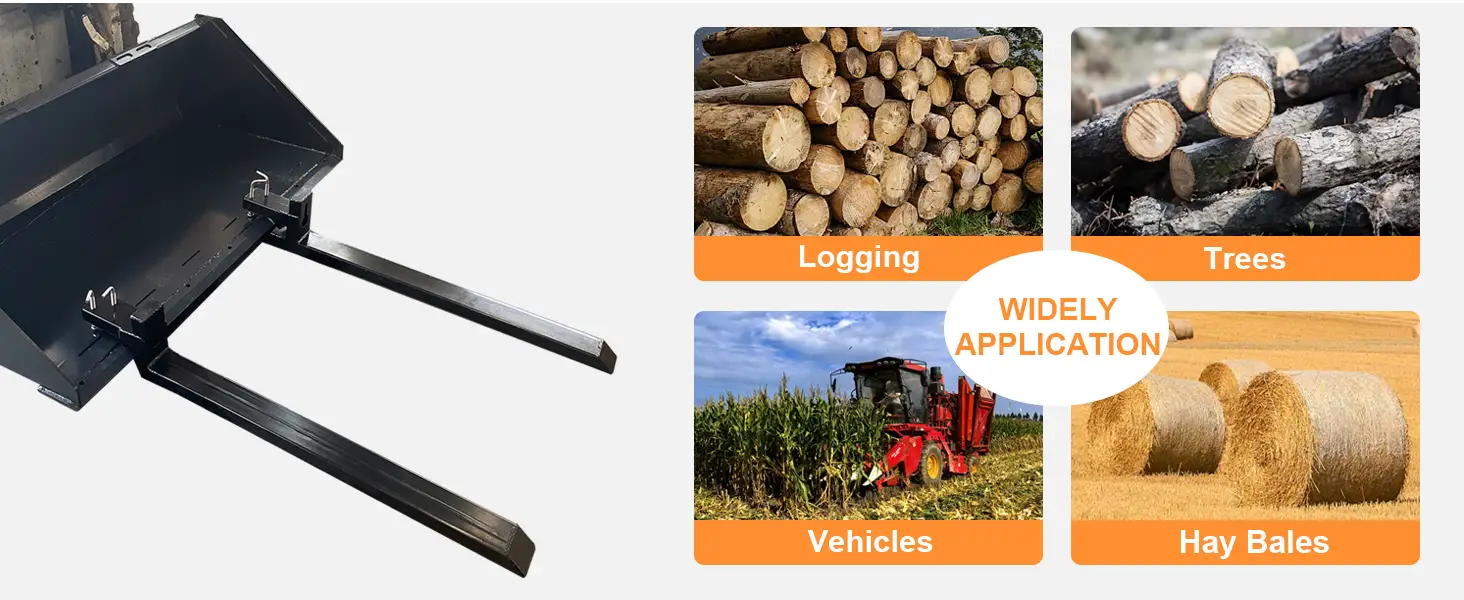 wolverine no-adjustable Clip-on Pallet Forks (10)