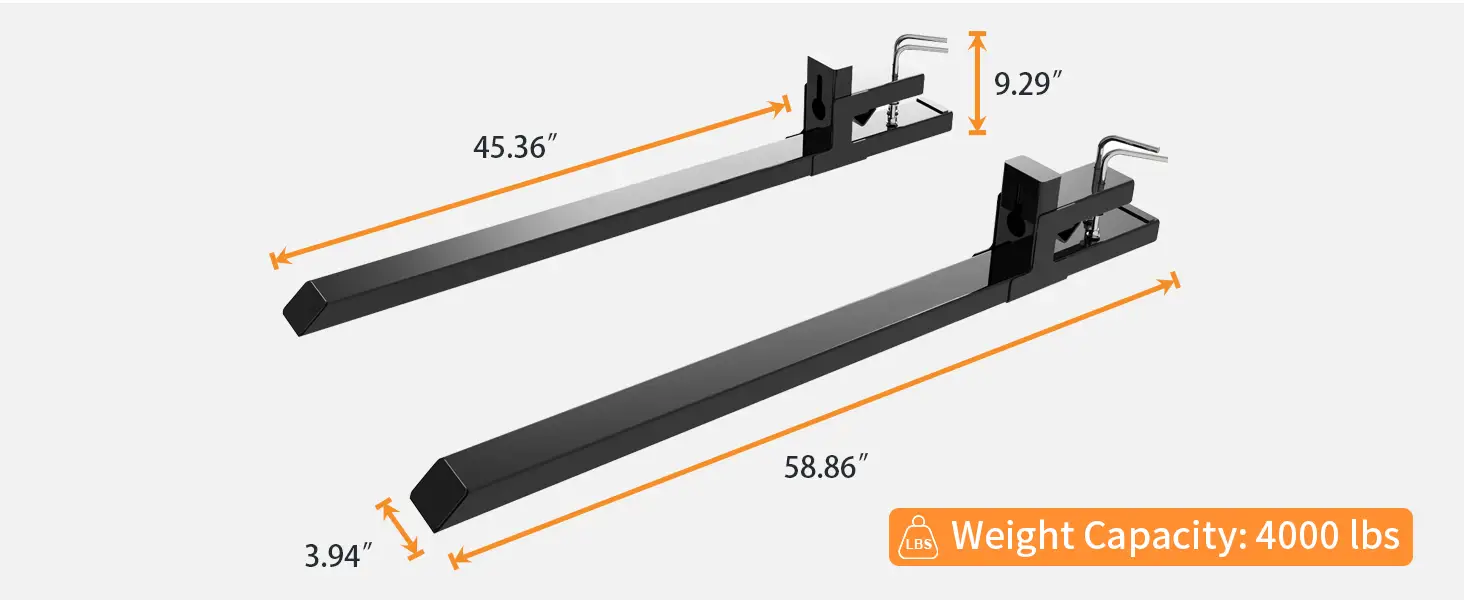 wolverine no-adjustable Clip-on Pallet Forks (11)